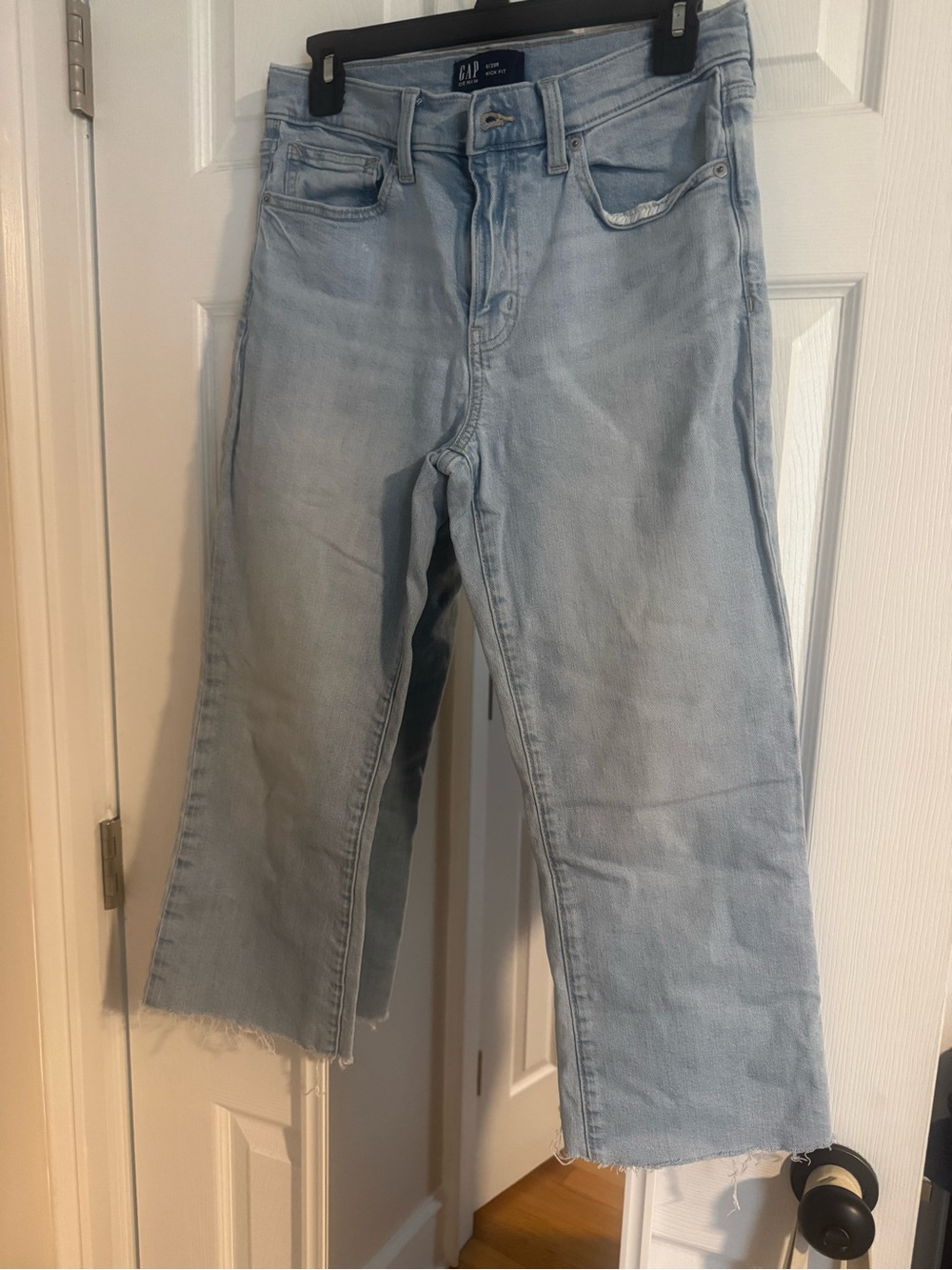 GAP Light Blue Cropped “Kick Fit” Jeans
